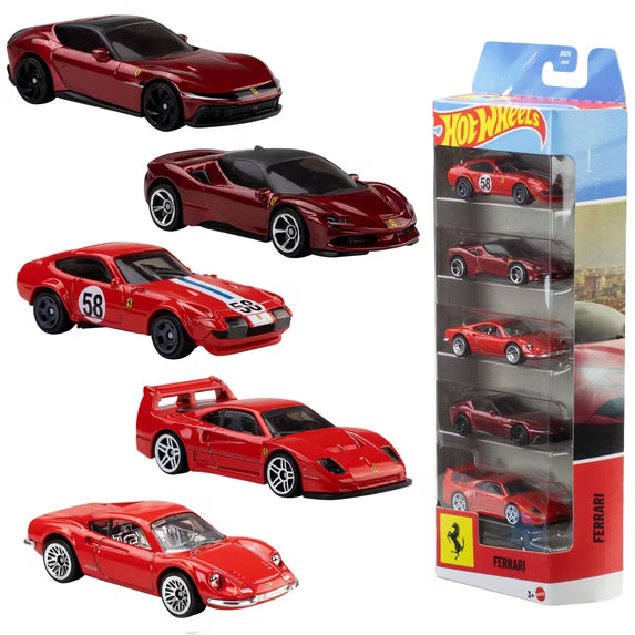 Hot Wheels Ferrari 5-Pack